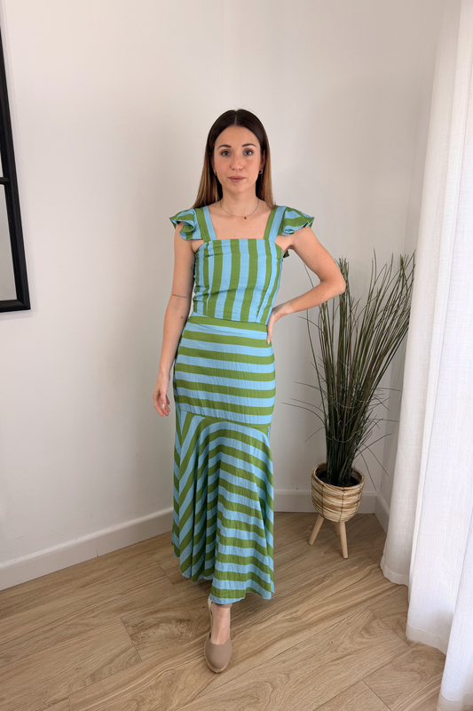 Conjunto Menorca Celeste/Verde