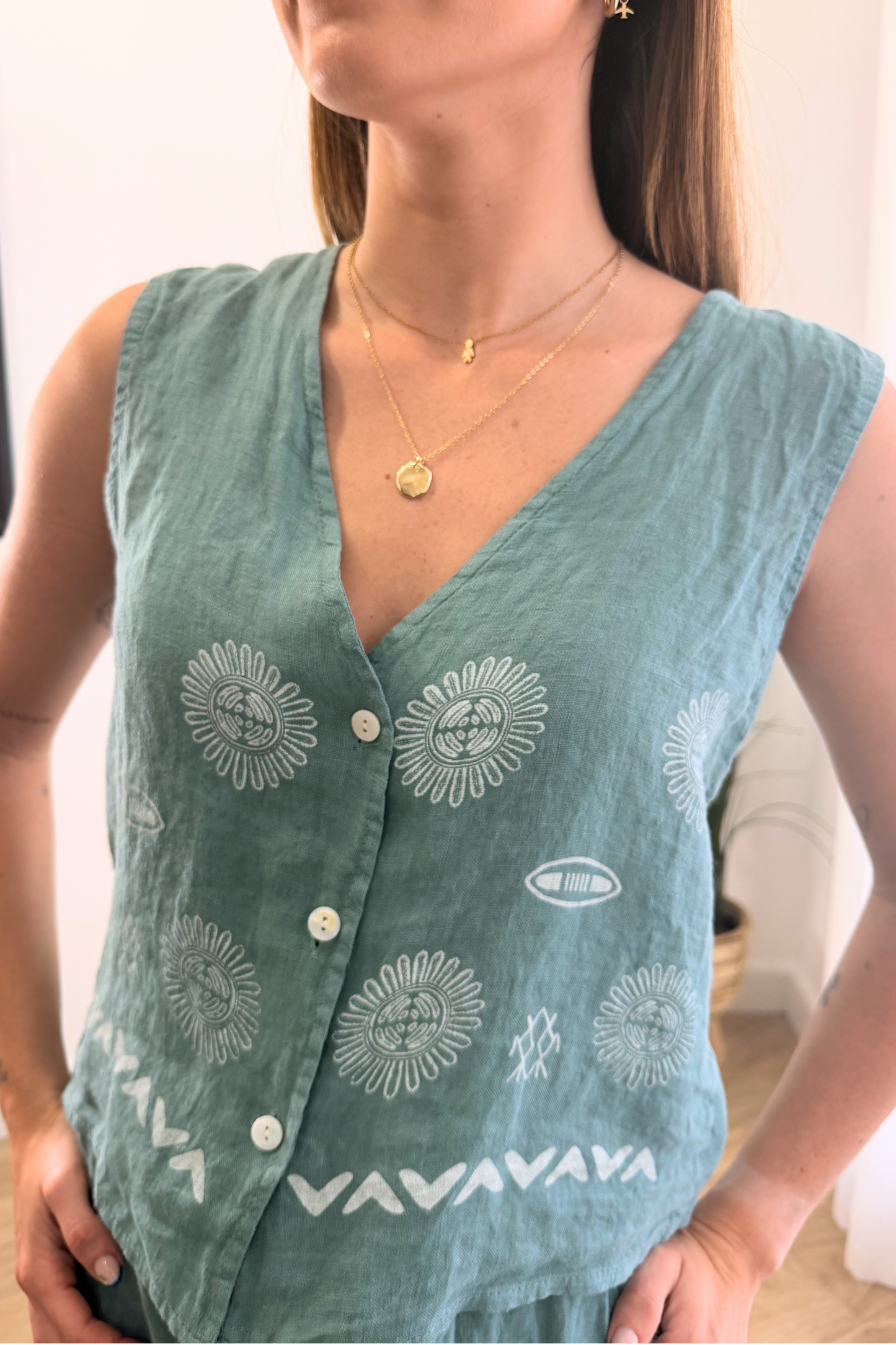 Conjunto Hippie Verde