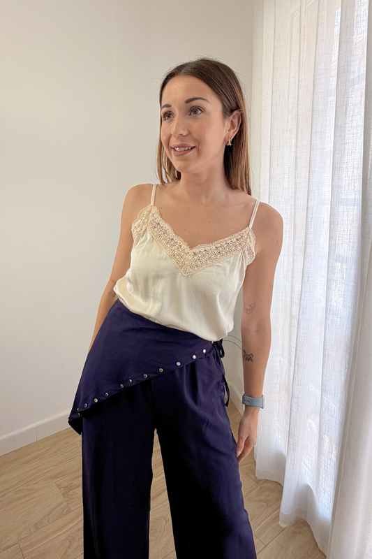 Pantalón Pañuelo Azul