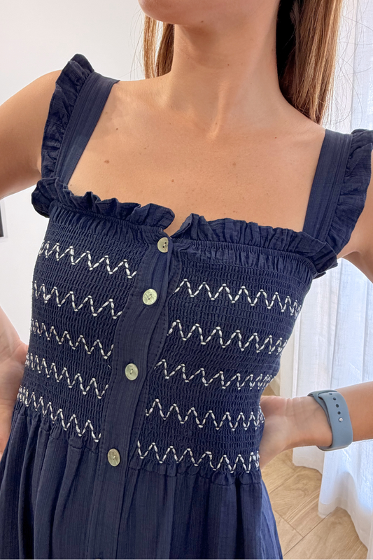 Vestido Mía Azul