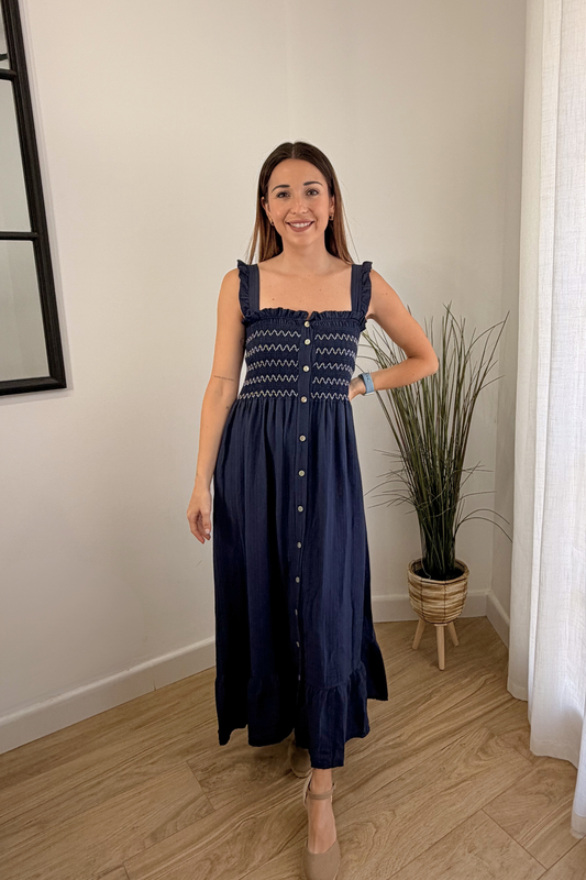 Vestido Mía Azul