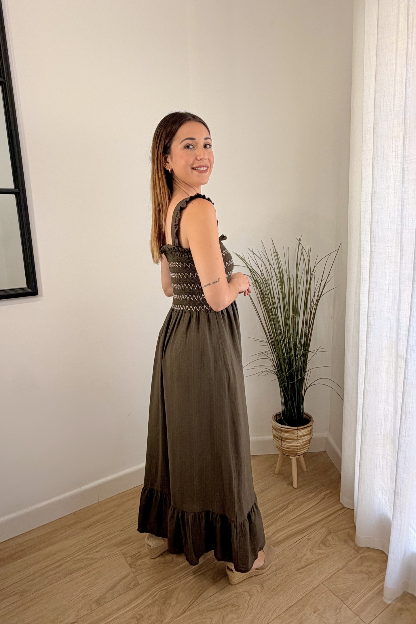 Vestido Mía Marrón